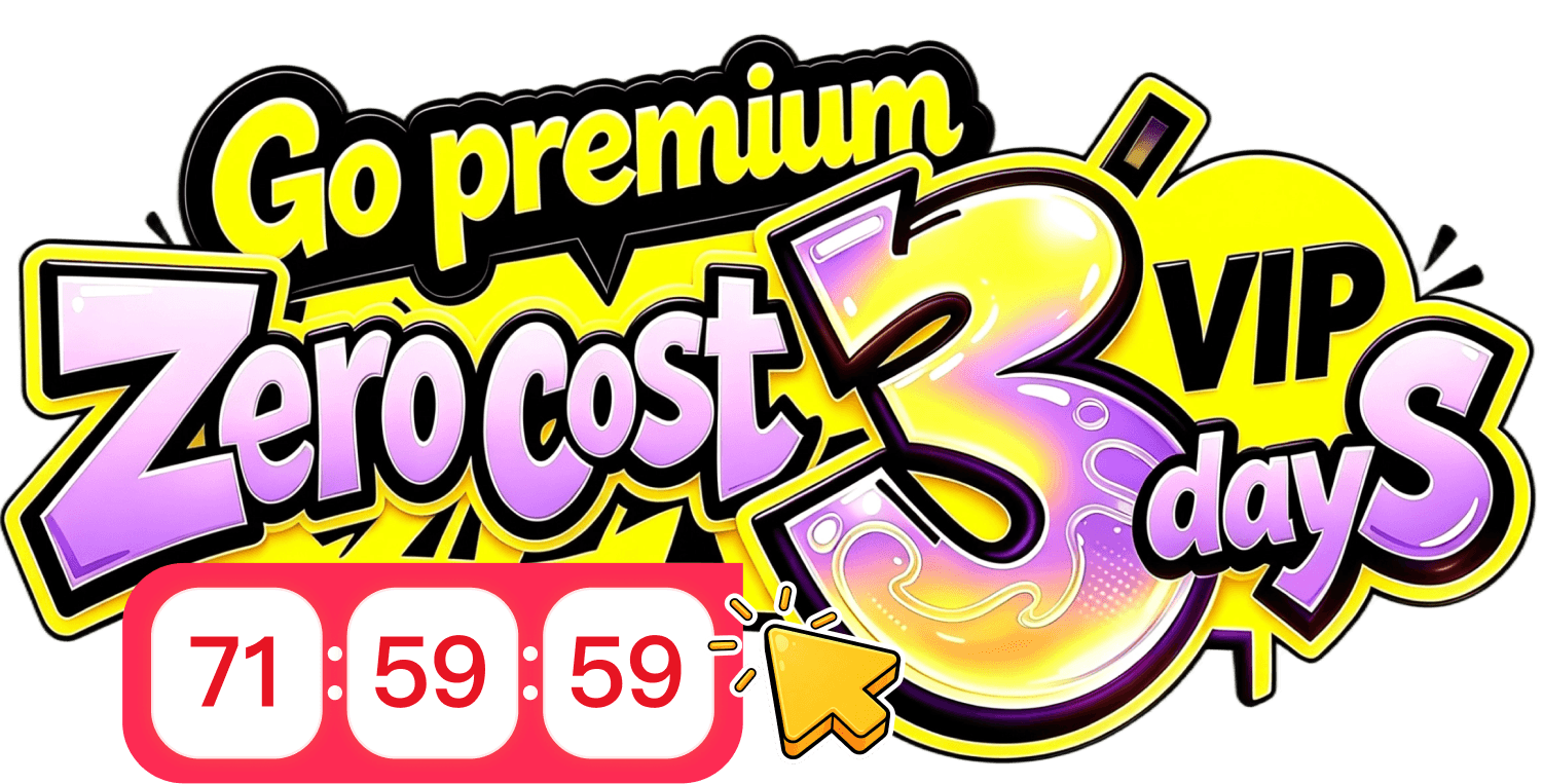 Go premium Zero cost 3 VIP days